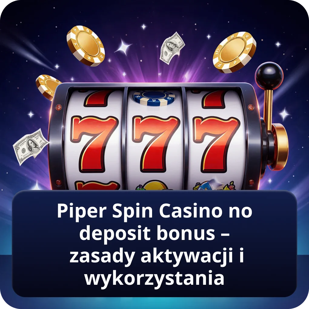 Piper Spin Casino no deposit bonus – zasady aktywacji i wykorzystania