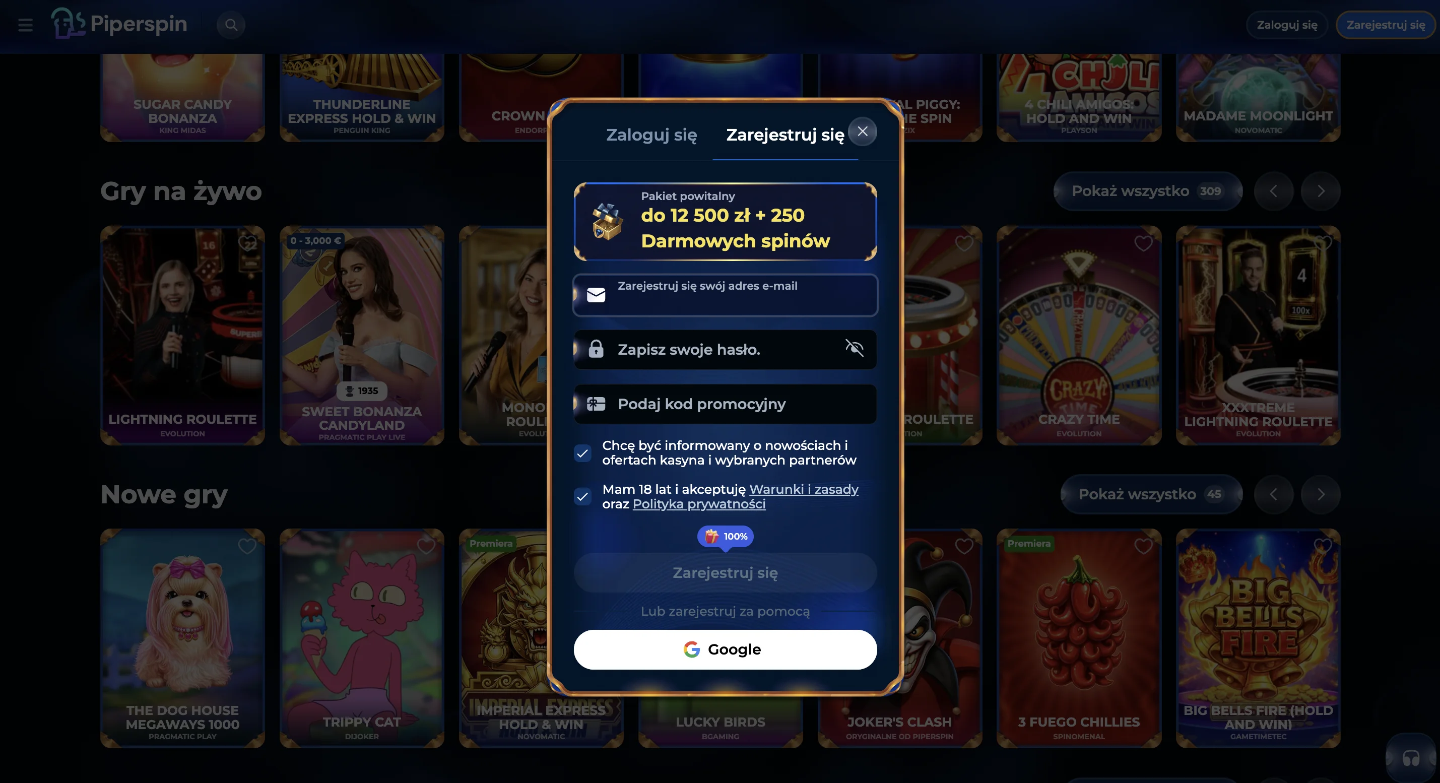 Jak założyć konto w Piper Spin Casino krok po kroku Jak założyć konto i rozpocząć grę krok po kroku – Piper Spin Casino